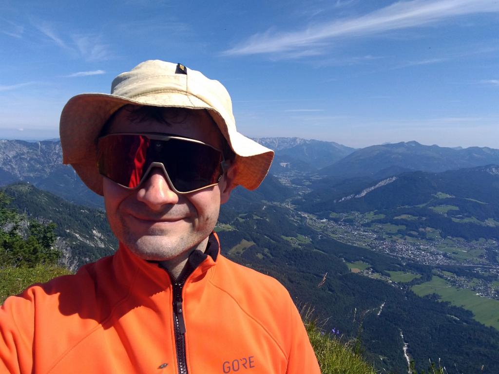 Auf dem Niederen Kalmberg: Blick nach Bad Goisern