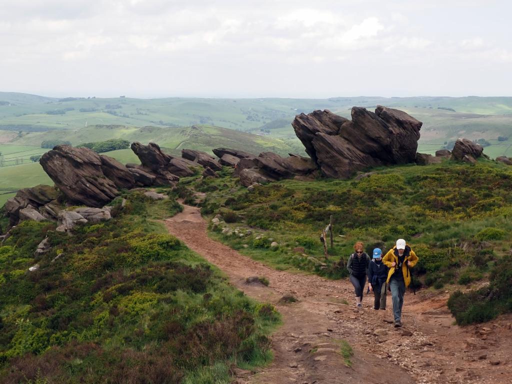 Rocks on the north ridge