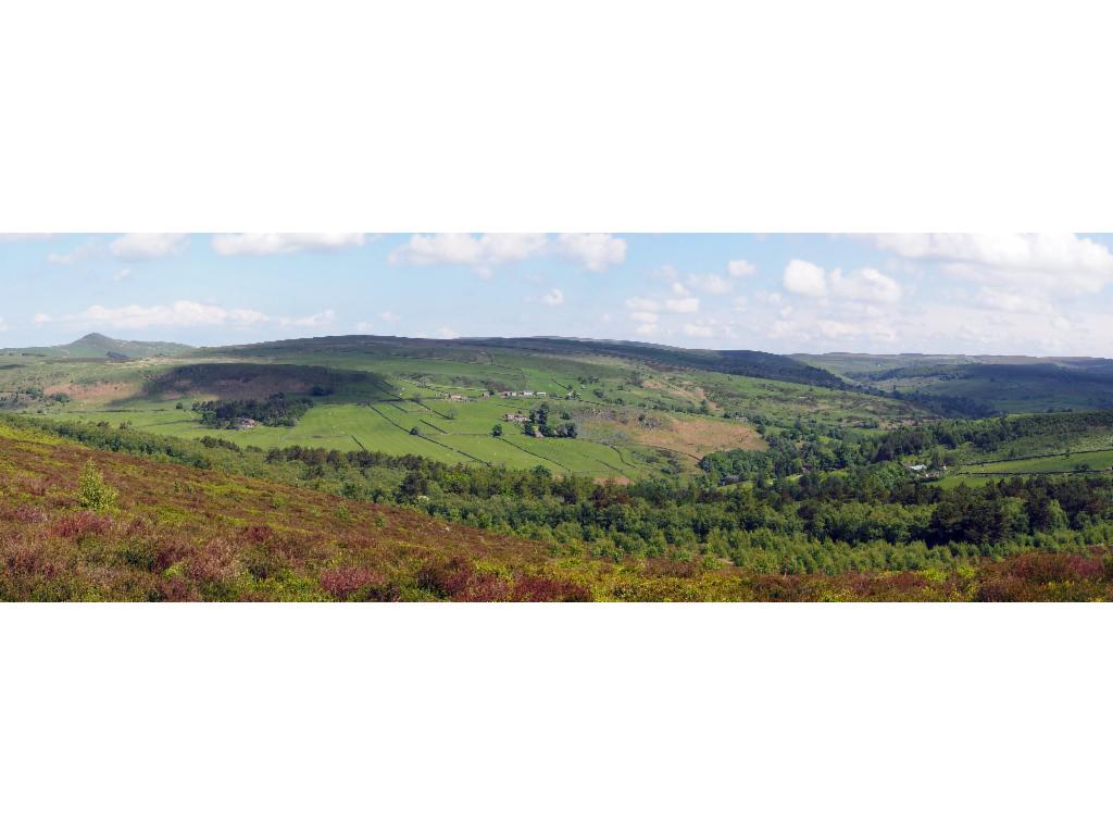 View from the ridge to Shutlingsloe and Burntcliff Top in the north