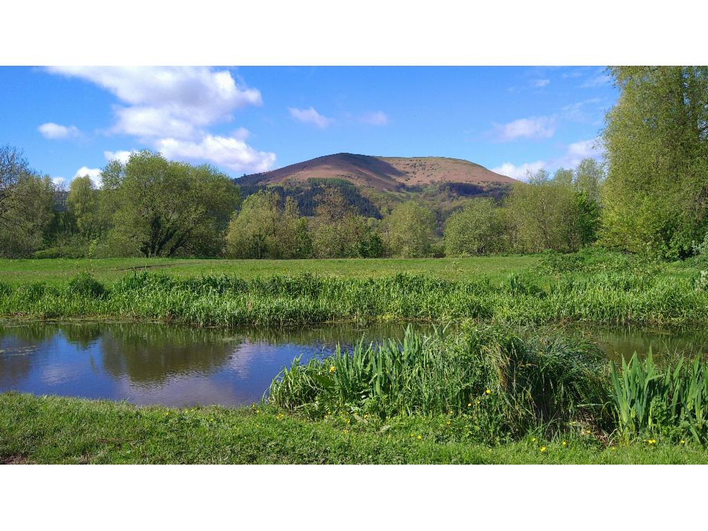 The Blorenge from the castle park