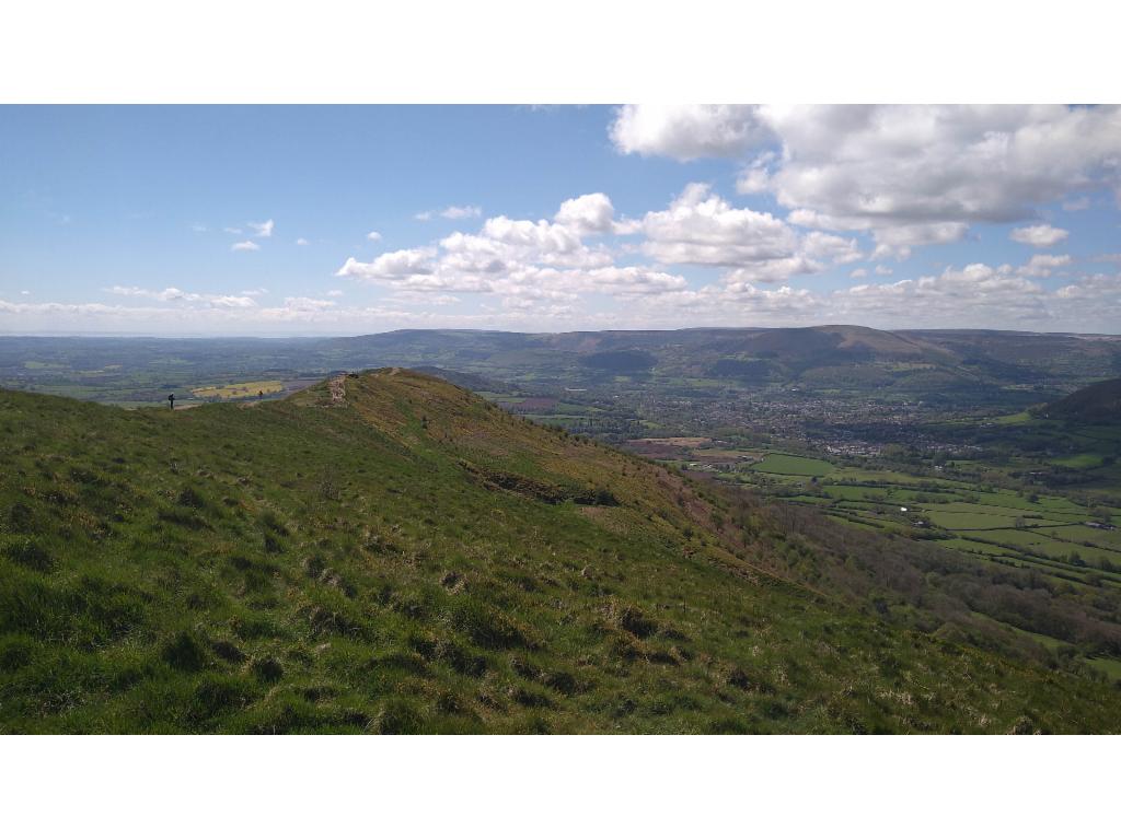 South ridge, Abergavenny and Brecon Beacons