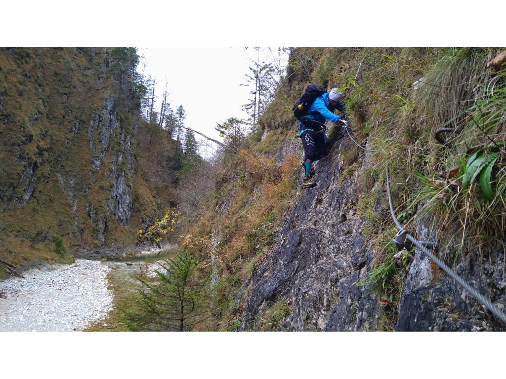 Raji in der Wandquerung