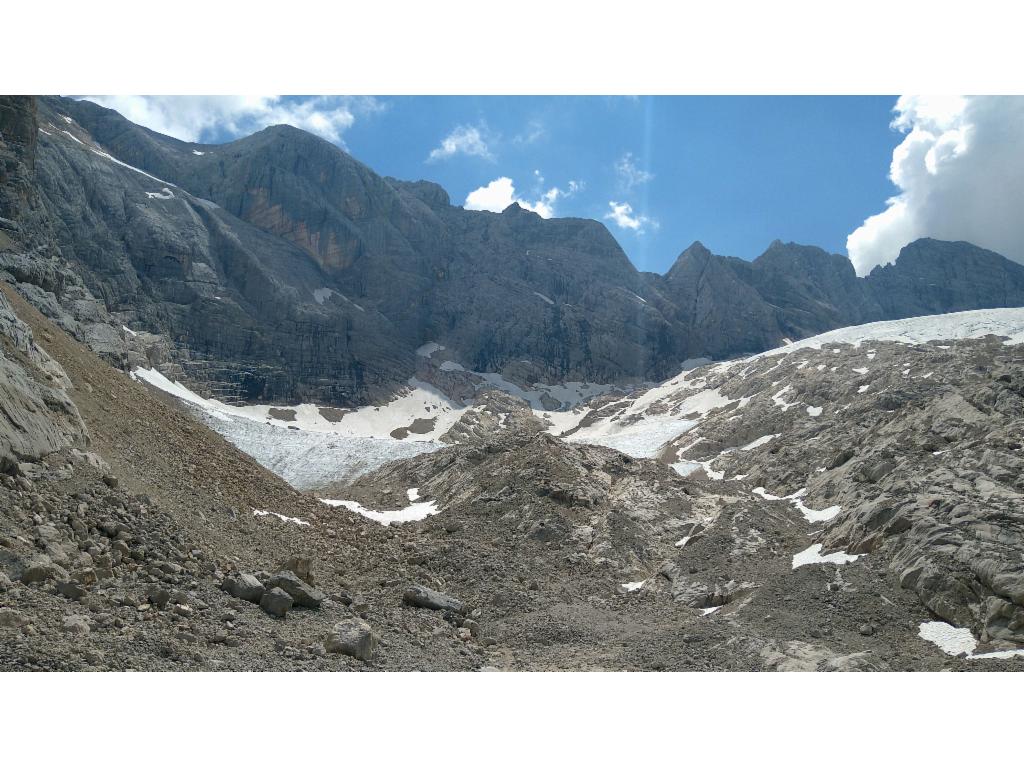 Gletscherreste unter der Simonyscharte