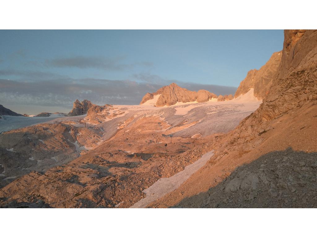Hallstätter Gletscher im Morgenlicht