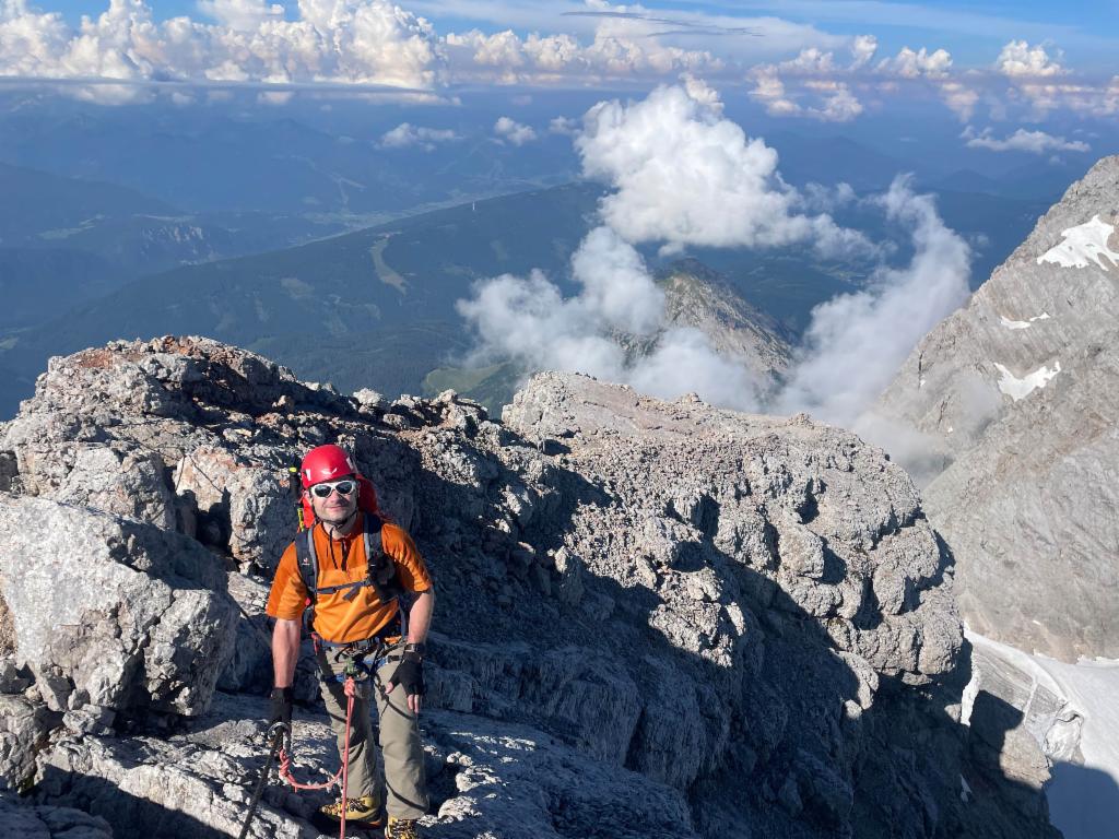 Peter im oberen Teil des Westgrats