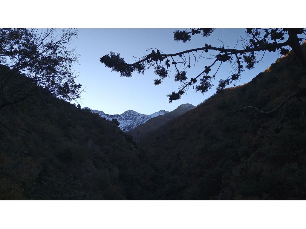 Pico de Mulhac&eacute;n am Talschluss des Genil-Tals