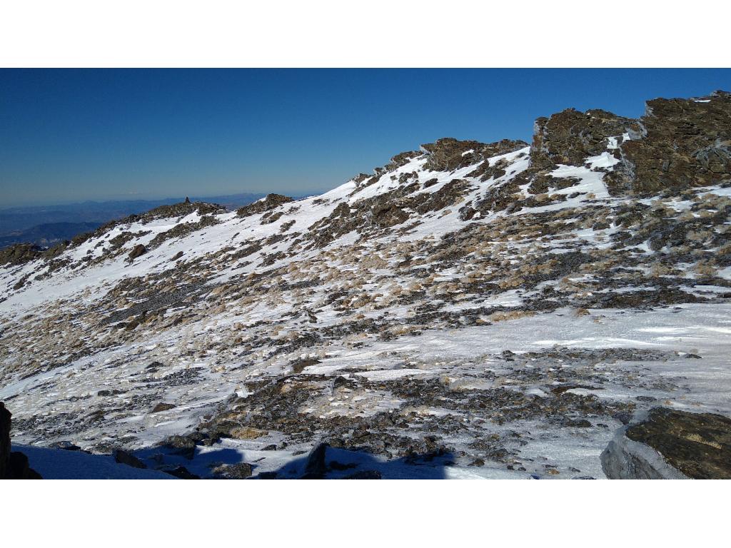 Blick zur&uuml;ck zum Cerro de Moj&oacute;n Alto