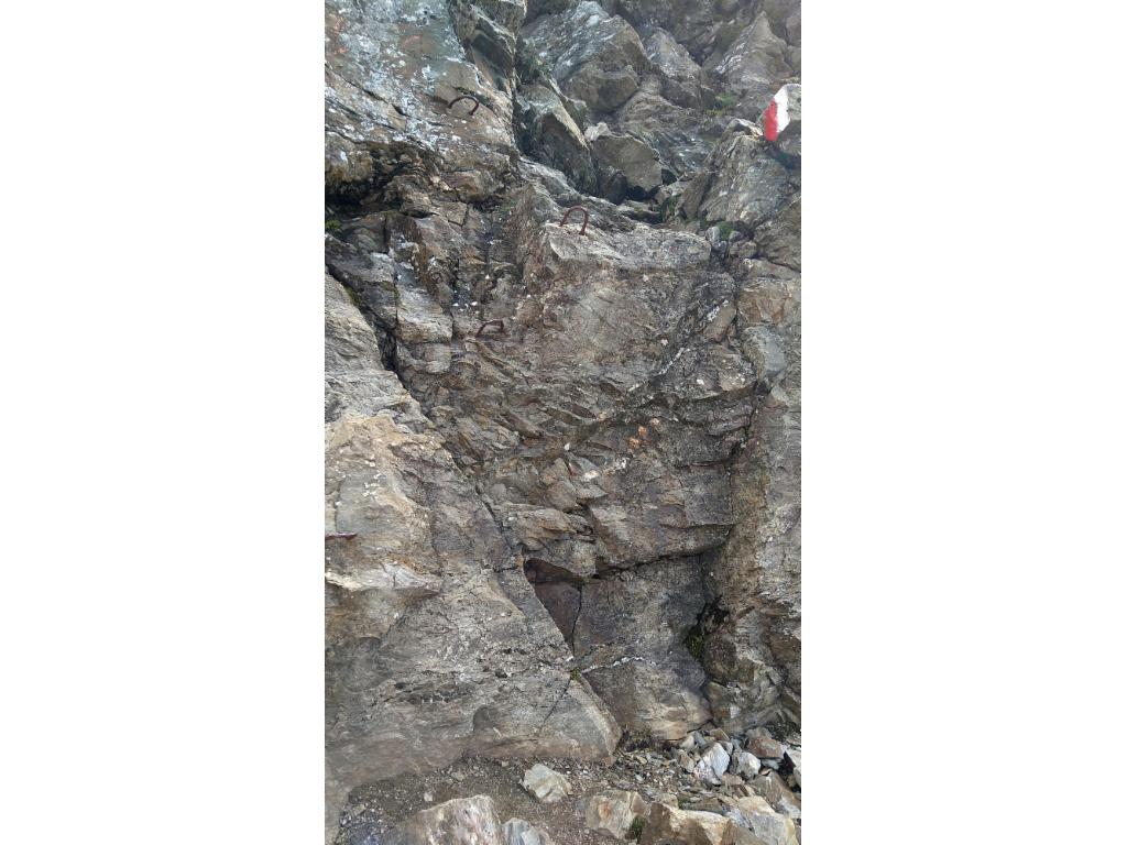 Steilstufe mit Bügeln im Normalweg