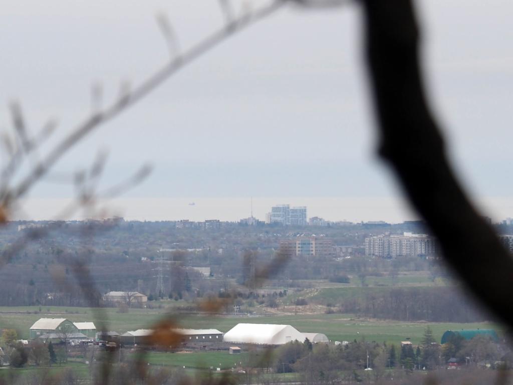 Lake Ontario at the horizon