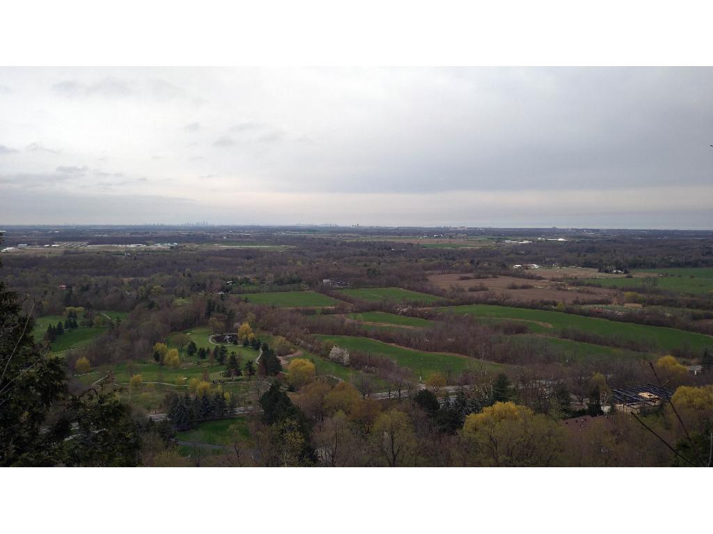 Toronto and Lake Ontario at the horizon