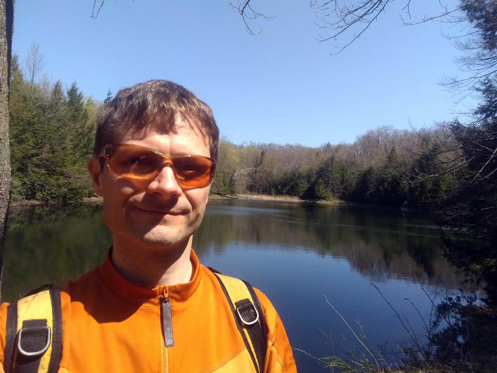 At the lower lake