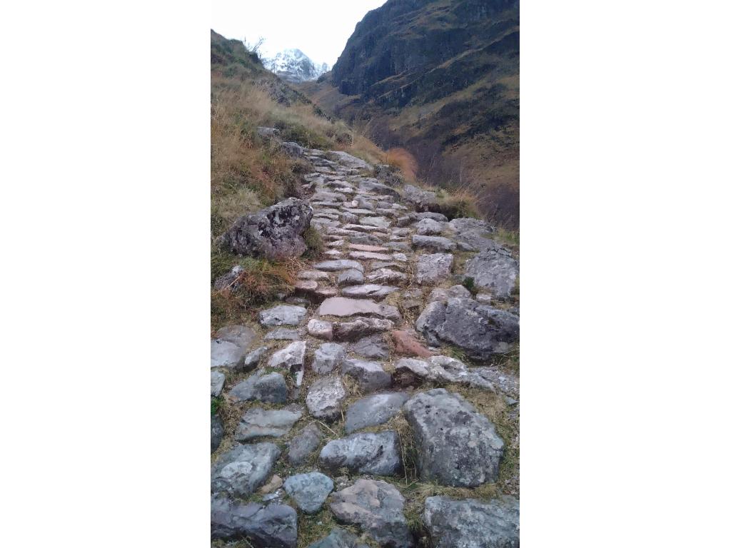 Paved trail into Coire nan Lochan