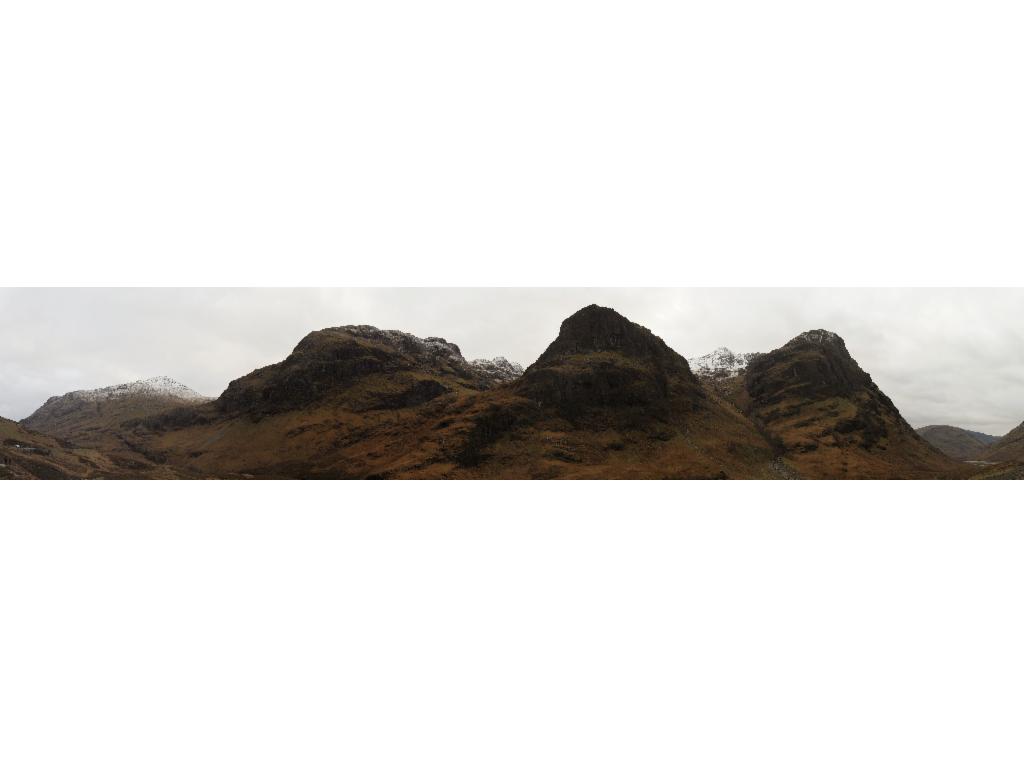 The Three Sisters from the car park