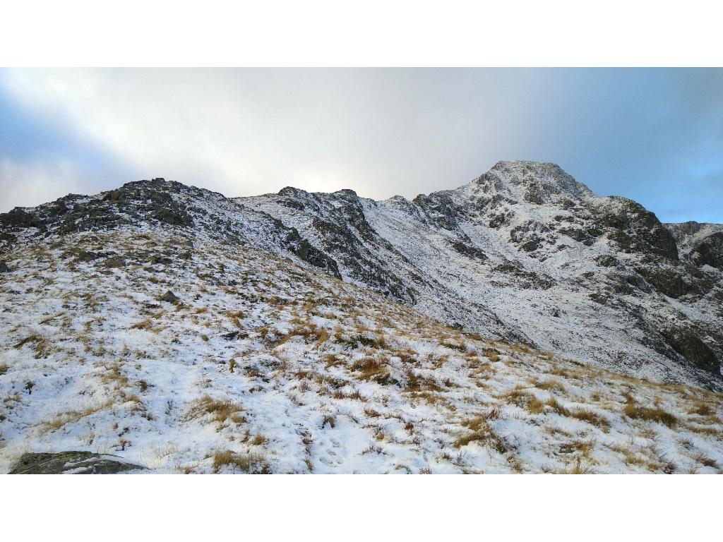 Northeast ridge of Stob Coire nan Lochan