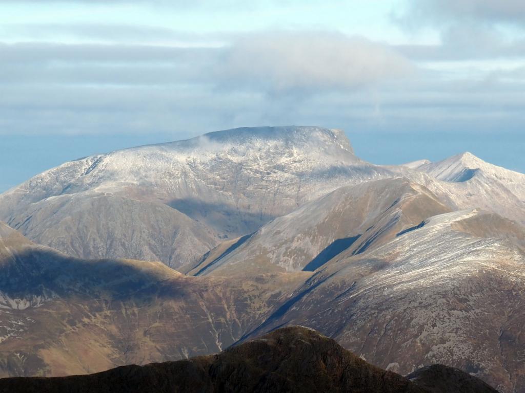 Ben Nevis from the summit of Bidean nam Bian