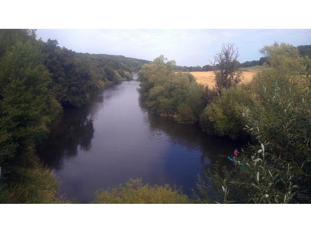 View upstream from Severn Valley Country Park footbridge
