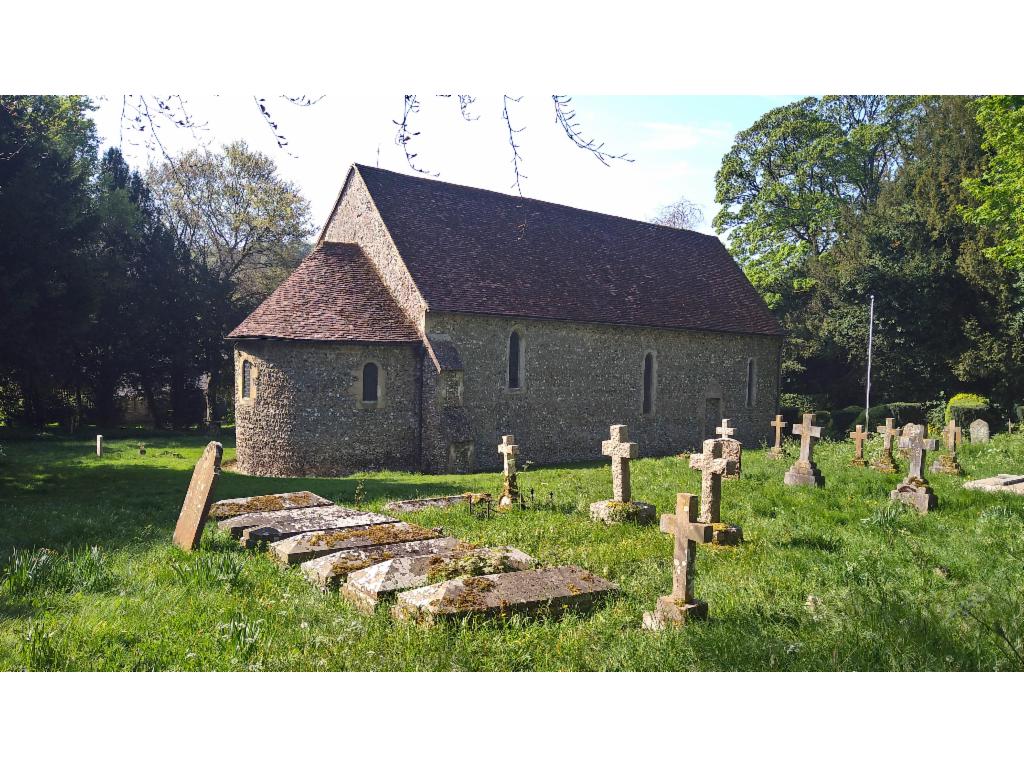 St Botolph's church in Swyncombe