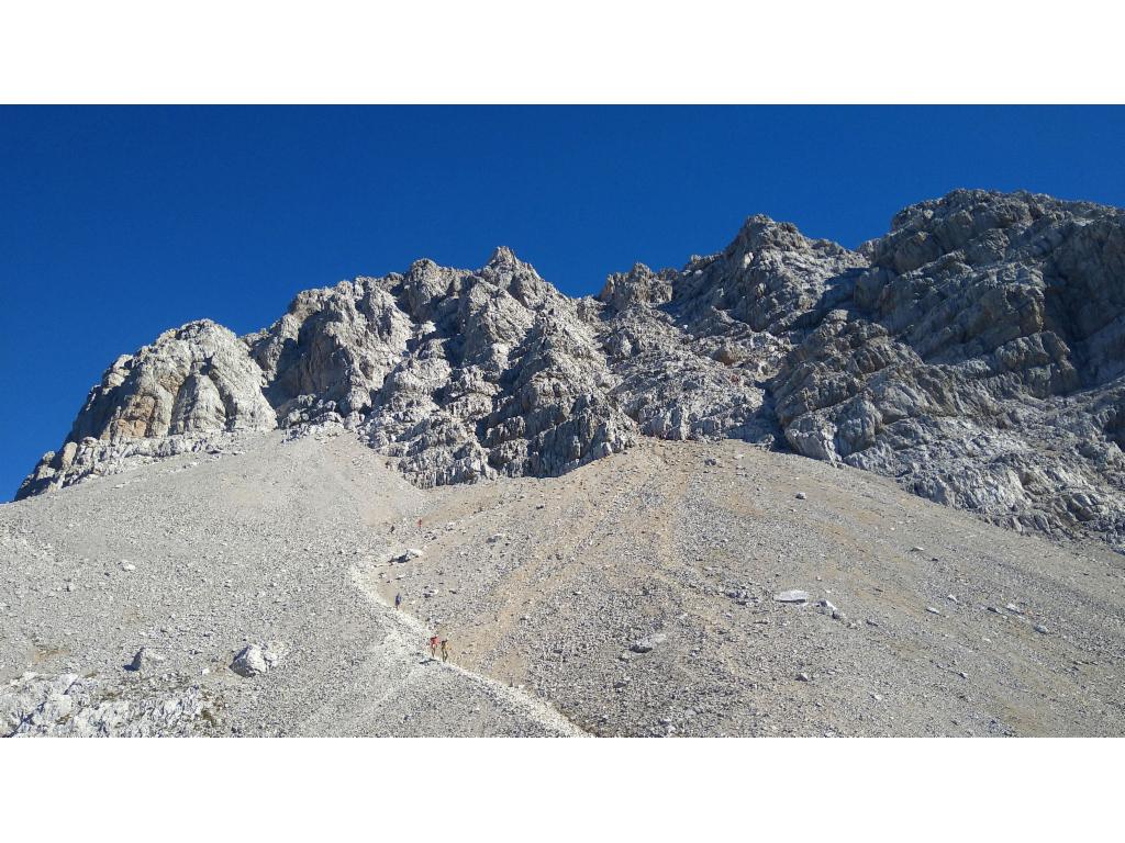 Blick zurück zur oberen Steilstufe