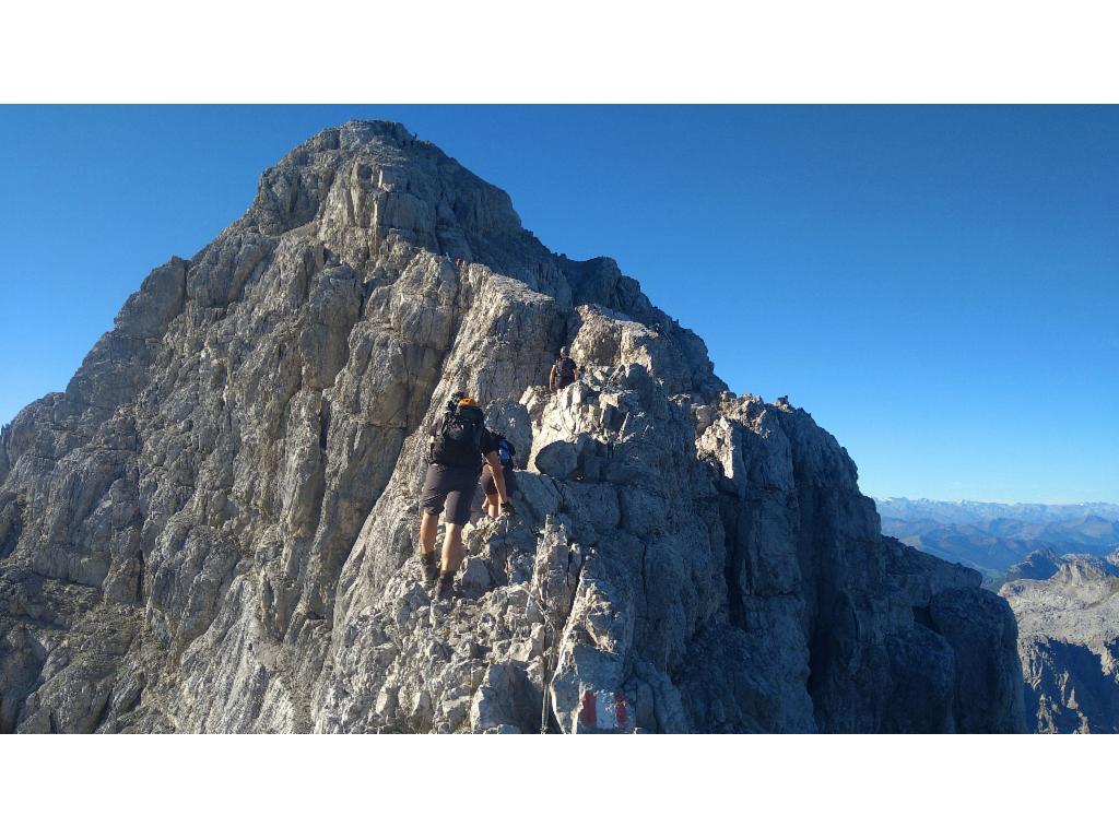 Und weiter auf schmalem Grat