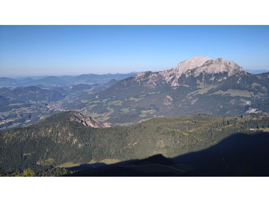 Berchtesgaden und Hoher Göll vom Watzmannhaus