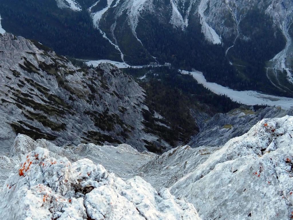 Westwand-abwärts vom Hocheck