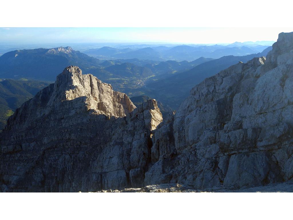 Blick zurück zum Hocheck