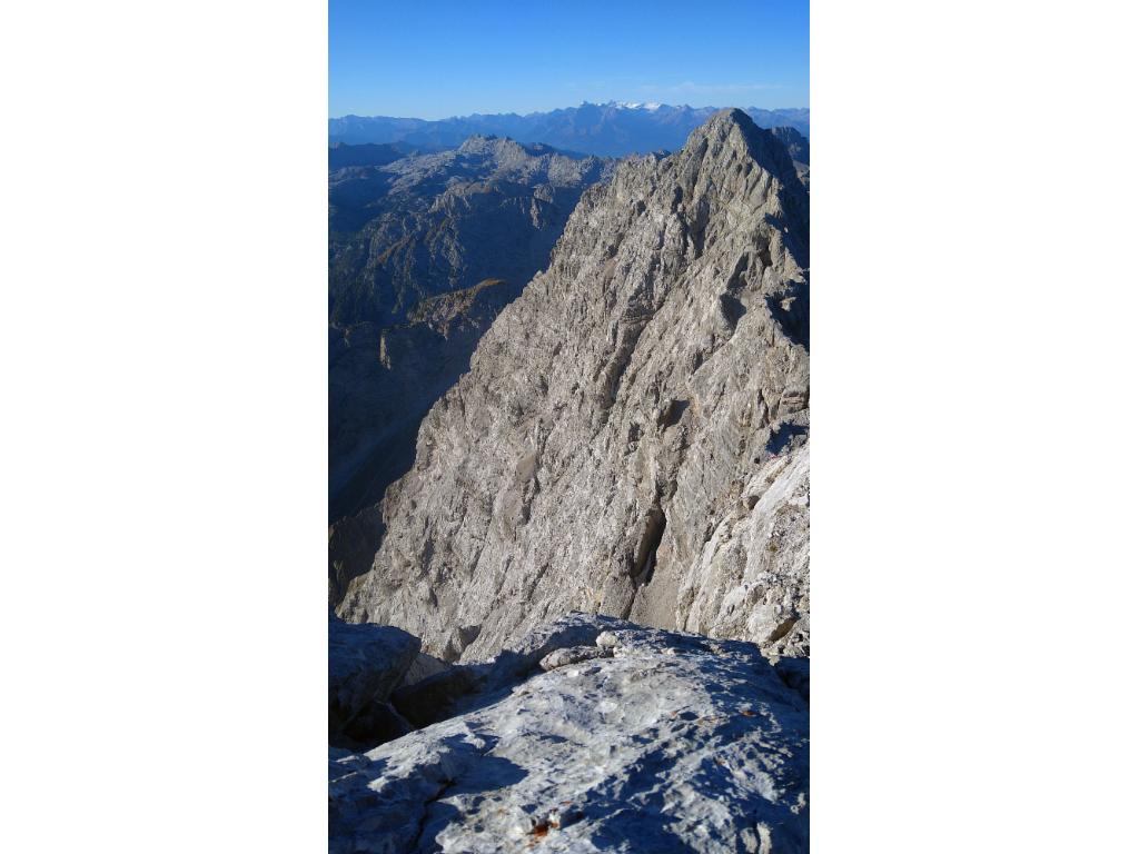 Die berühmte Ostwand von der Mittelspitze