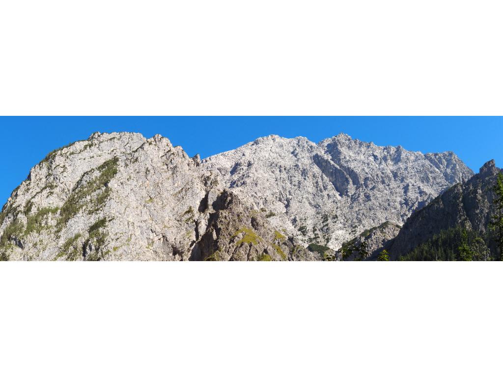 Watzmann-Westwand vom Wimbachtal