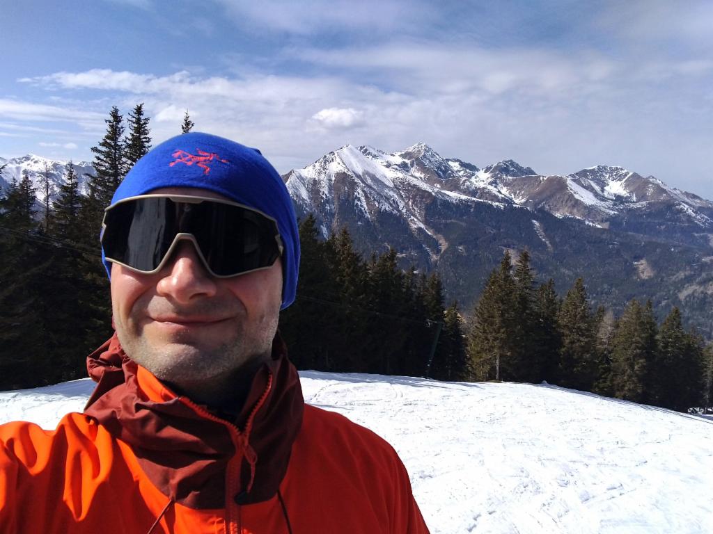 Peter vor der Bösensteingruppe